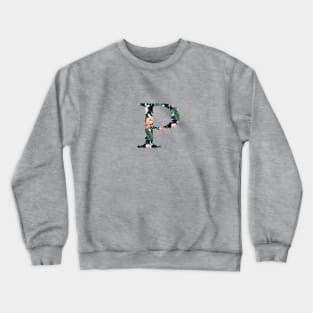 Rho Floral Greek Letter Crewneck Sweatshirt